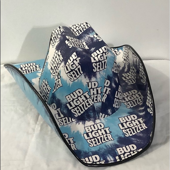 Bud Light seltzer Other - Bud Light Seltzer stacked cardboards Cowboys blue sky hat